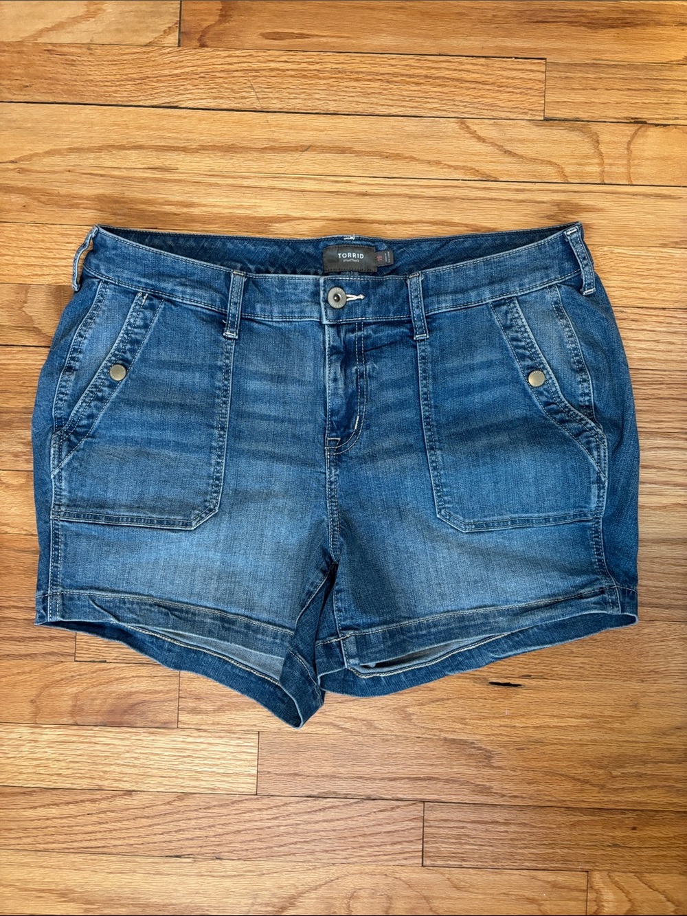 Torrid Feel The Fit Denim Shorts